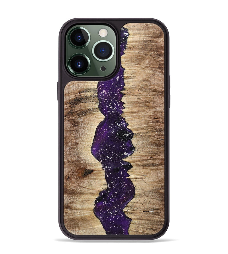 iPhone 13 Pro Max Wood+Resin Phone Case - Ty (Cosmos, 718270)