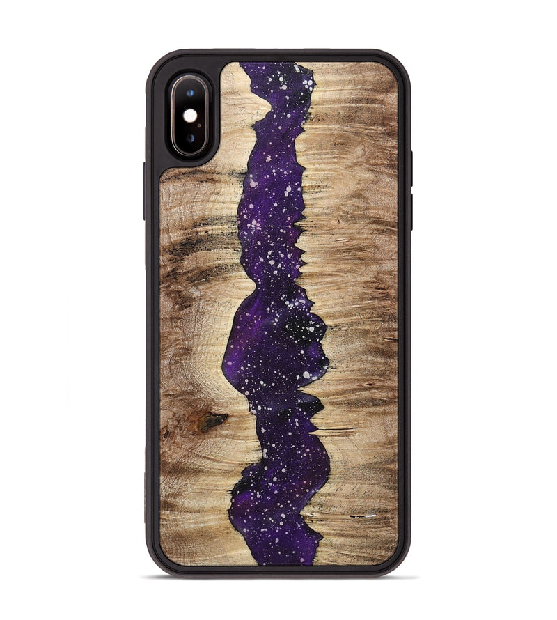 iPhone Xs Max Wood+Resin Phone Case - Ty (Cosmos, 718270)