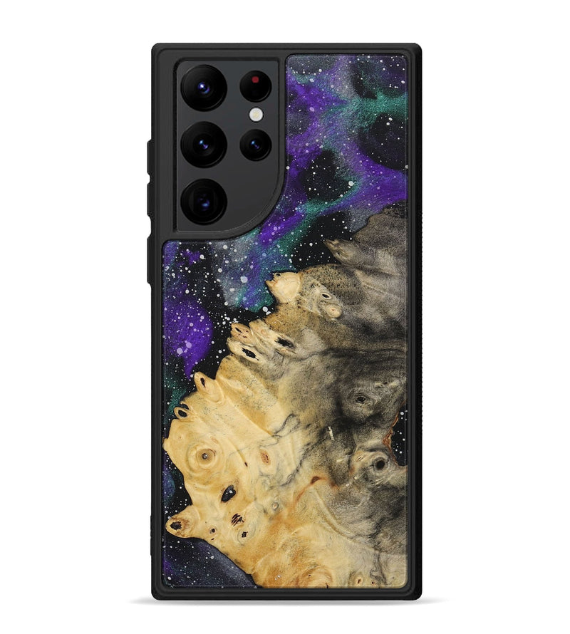 Galaxy S22 Ultra Wood+Resin Phone Case - Merle (Cosmos, 718287)