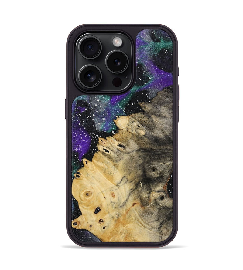 iPhone 15 Pro Wood+Resin Phone Case - Merle (Cosmos, 718287)