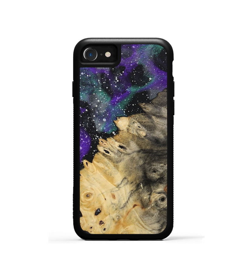 iPhone SE Wood+Resin Phone Case - Merle (Cosmos, 718287)