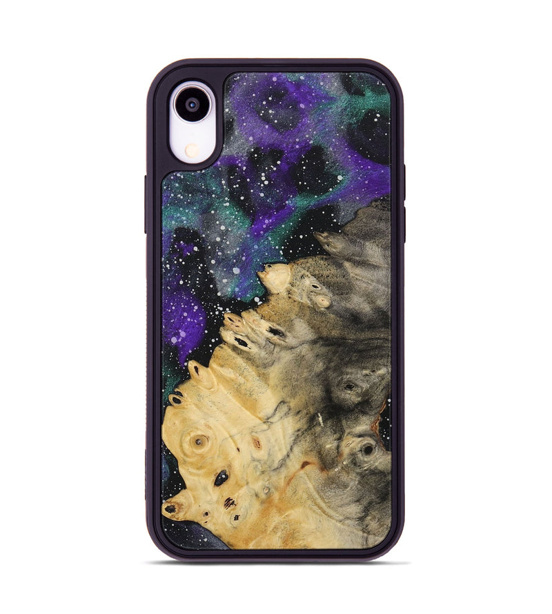 iPhone Xr Wood+Resin Phone Case - Merle (Cosmos, 718287)