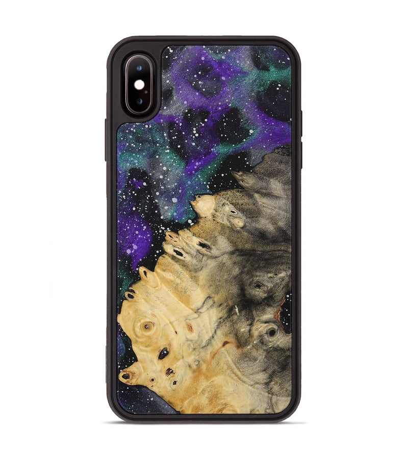 iPhone Xs Max Wood+Resin Phone Case - Merle (Cosmos, 718287)