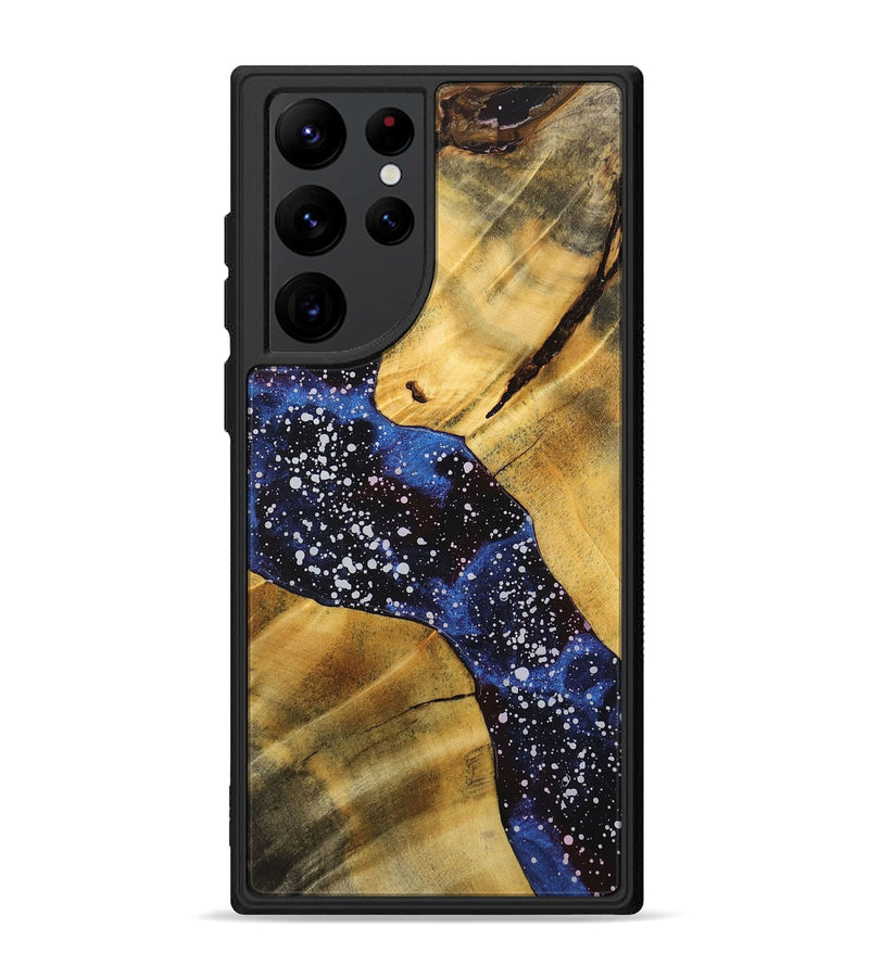 Galaxy S22 Ultra Wood+Resin Phone Case - Malakai (Cosmos, 718291)