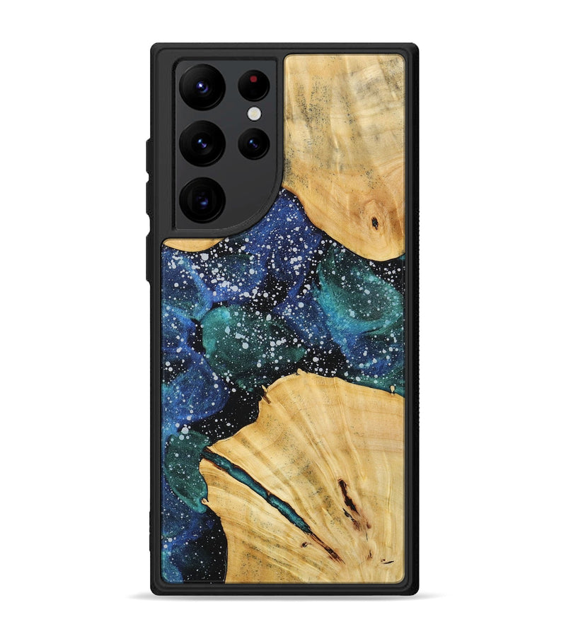 Galaxy S22 Ultra Wood+Resin Phone Case - Elias (Cosmos, 718300)