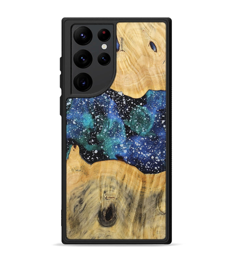 Galaxy S22 Ultra Wood+Resin Phone Case - Goldie (Cosmos, 718301)