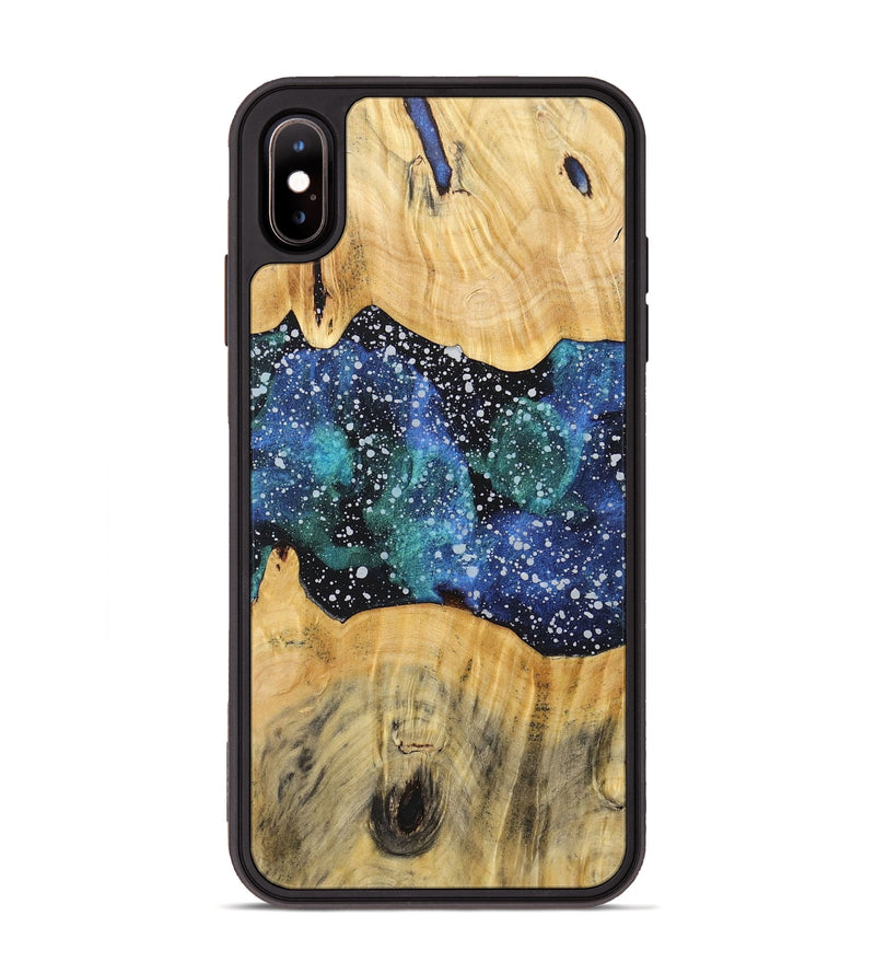 iPhone Xs Max Wood+Resin Phone Case - Goldie (Cosmos, 718301)