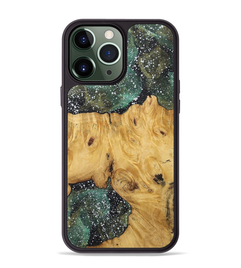 iPhone 13 Pro Max Wood+Resin Phone Case - Kevin (Cosmos, 718308)