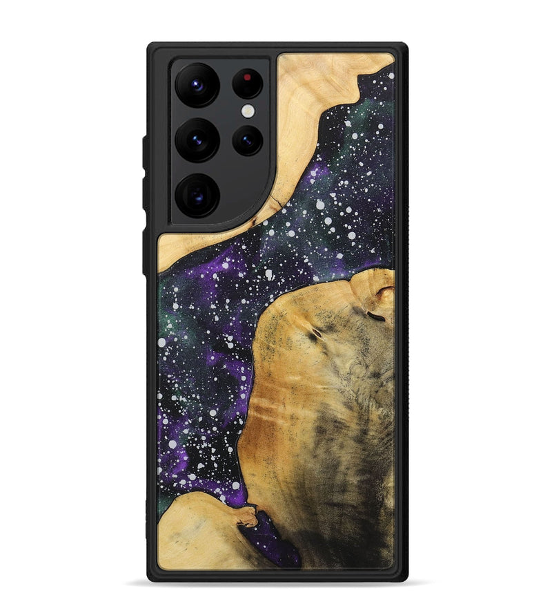 Galaxy S22 Ultra Wood+Resin Phone Case - Aylin (Cosmos, 718311)