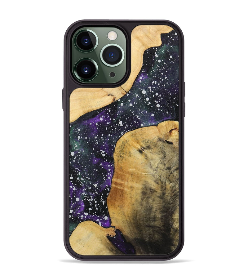 iPhone 13 Pro Max Wood+Resin Phone Case - Aylin (Cosmos, 718311)