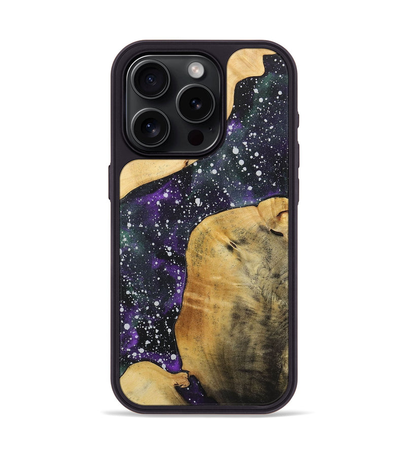 iPhone 15 Pro Wood+Resin Phone Case - Aylin (Cosmos, 718311)