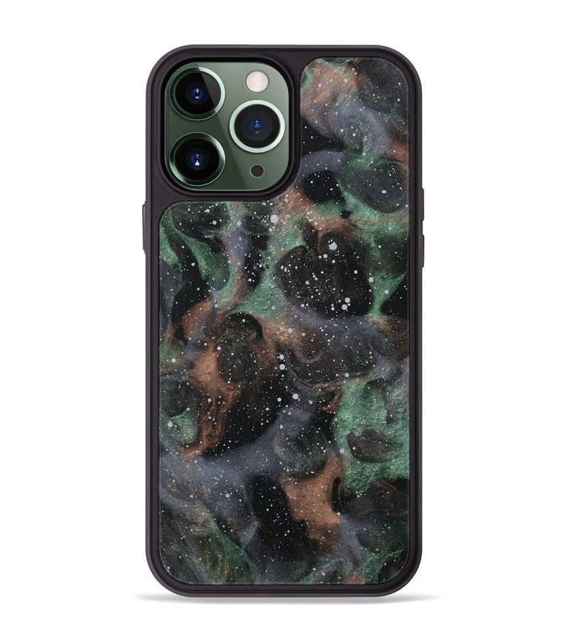 iPhone 13 Pro Max Wood+Resin Phone Case - Nancy (Cosmos, 718317)