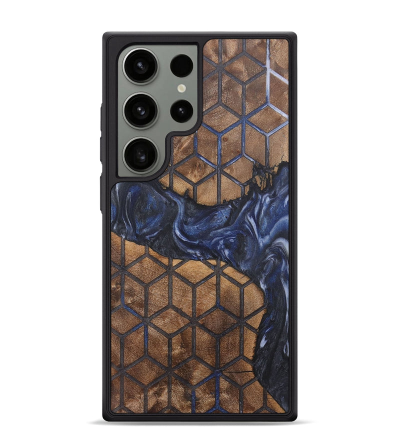 Galaxy S24 Ultra Wood+Resin Phone Case - Camryn (Pattern, 718345)