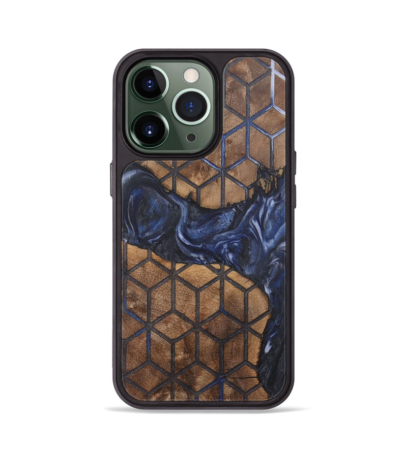 iPhone 13 Pro Wood+Resin Phone Case - Camryn (Pattern, 718345)