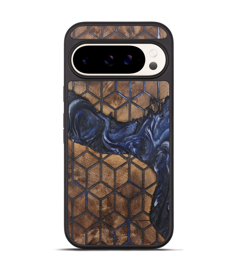 Pixel 9 Pro Wood+Resin Phone Case - Camryn (Pattern, 718345)