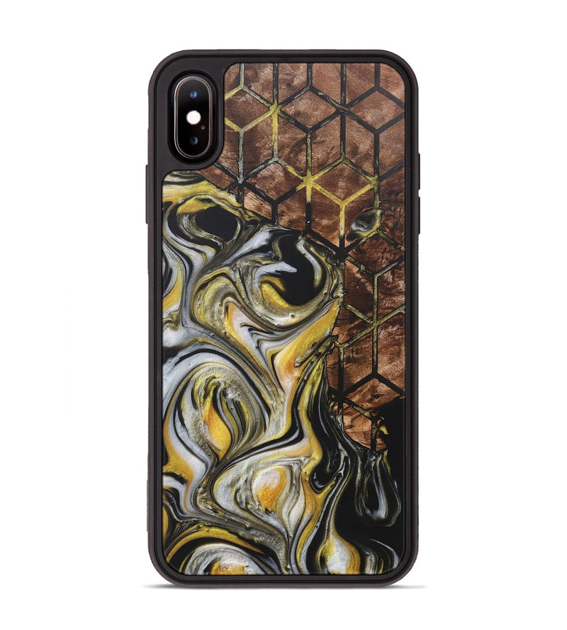 iPhone Xs Max Wood+Resin Phone Case - Tessa (Pattern, 718349)