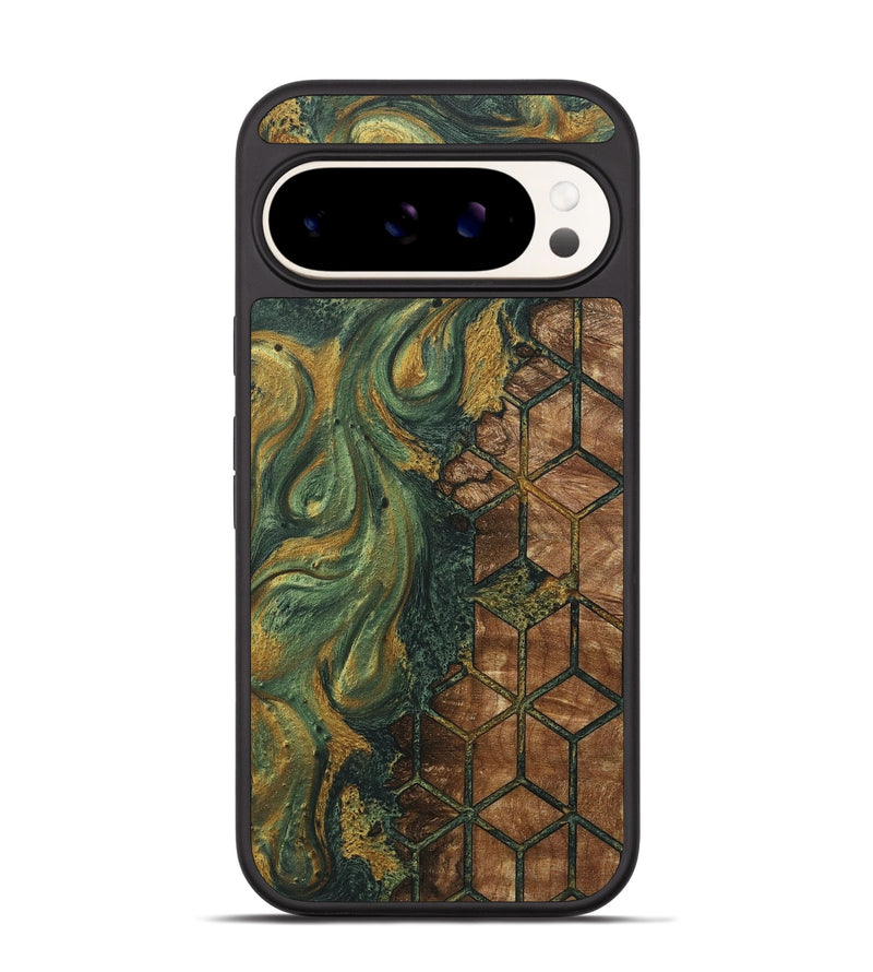 Pixel 9 Pro Wood+Resin Phone Case - Keaton (Pattern, 718364)