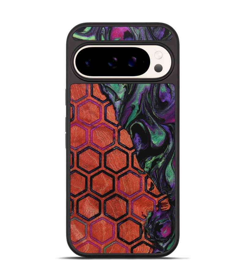 Pixel 9 Pro Wood+Resin Phone Case - Guadalupe (Pattern, 718379)