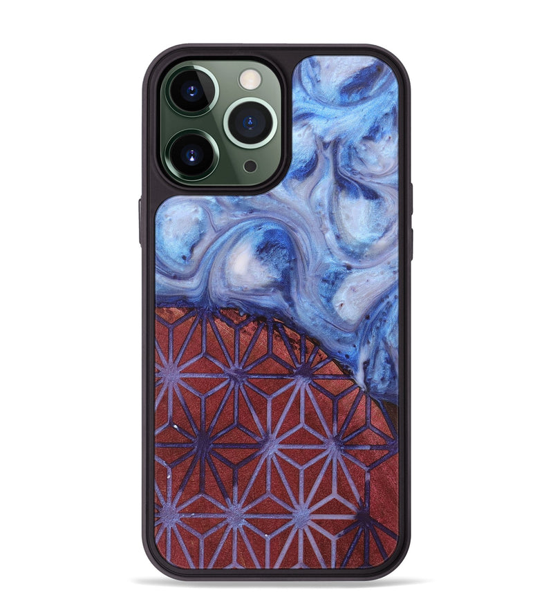 iPhone 13 Pro Max Wood+Resin Phone Case - Willie (Pattern, 718381)