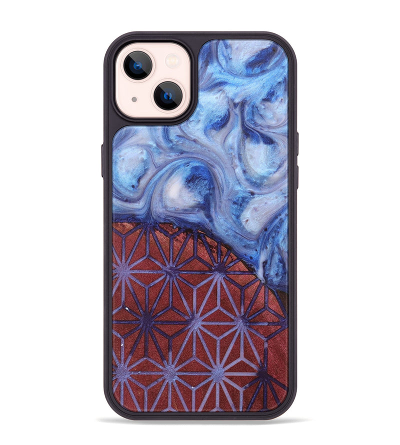 iPhone 14 Plus Wood+Resin Phone Case - Willie (Pattern, 718381)