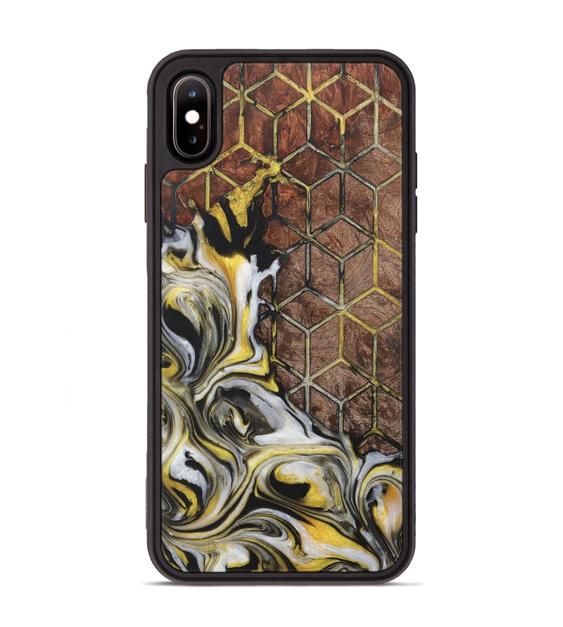 iPhone Xs Max Wood+Resin Phone Case - Lewis (Pattern, 718405)