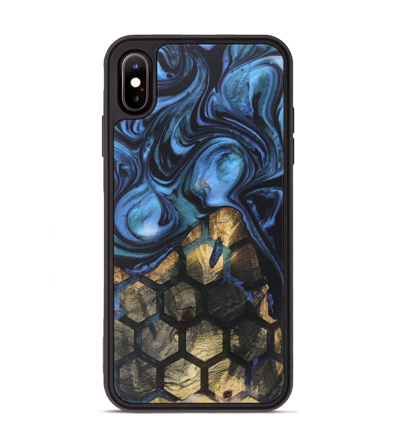 iPhone Xs Max Wood+Resin Phone Case - Larry (Pattern, 718409)