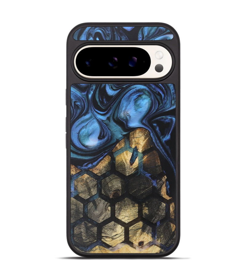 Pixel 9 Pro Wood+Resin Phone Case - Larry (Pattern, 718409)