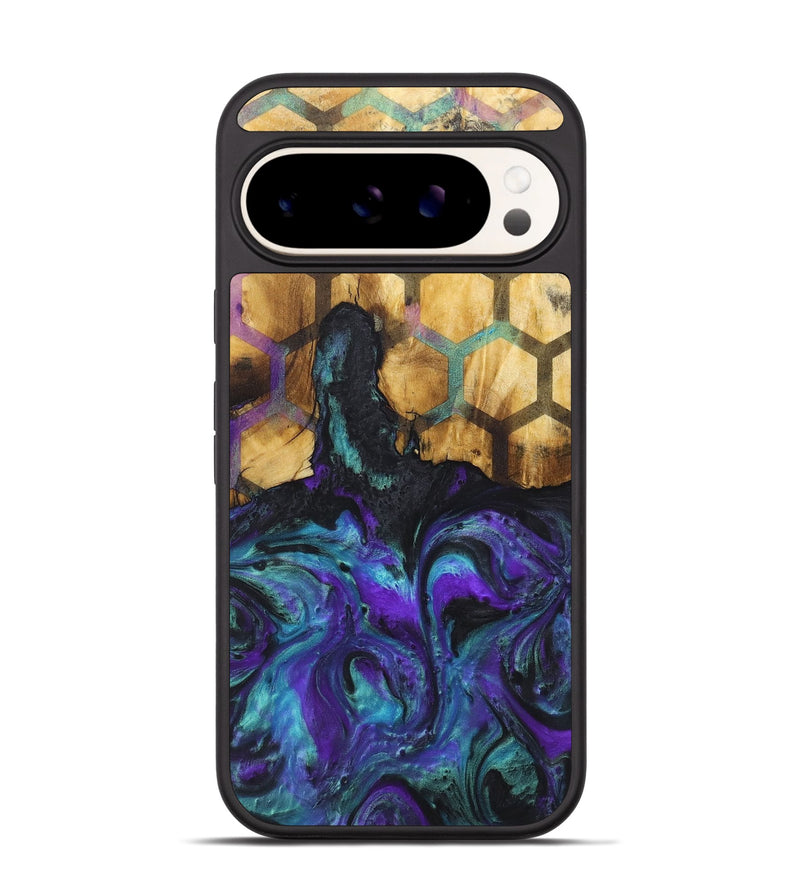 Pixel 9 Pro Wood+Resin Phone Case - Jeremiah (Pattern, 718415)