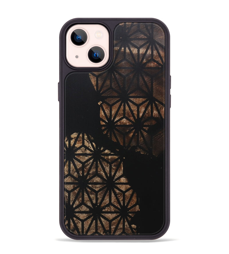 iPhone 14 Plus Wood+Resin Phone Case - Gael (Pattern, 718425)