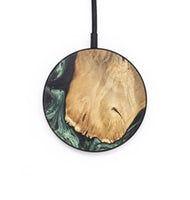 Circle Wood+Resin Wireless Charger - Shelly (Green, 718526)