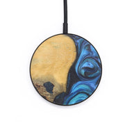 Circle Wood+Resin Wireless Charger - Georgia (Blue, 718528)