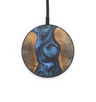 Circle Wood+Resin Wireless Charger - Izabella (Blue, 718529)