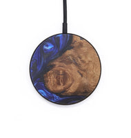 Circle Wood+Resin Wireless Charger - Vicky (Blue, 718542)