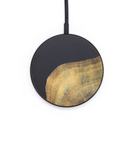 Circle Wood+Resin Wireless Charger - Samara (Pure Black, 718569)