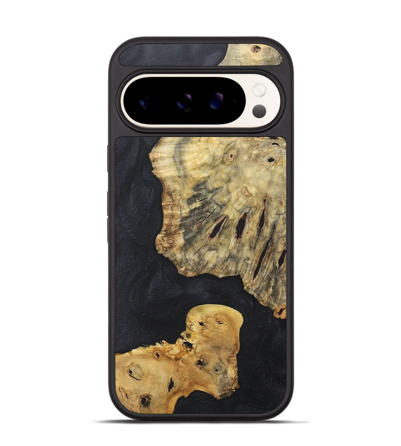 Pixel 9 Wood+Resin Phone Case - Craig (Pure Black, 718616)