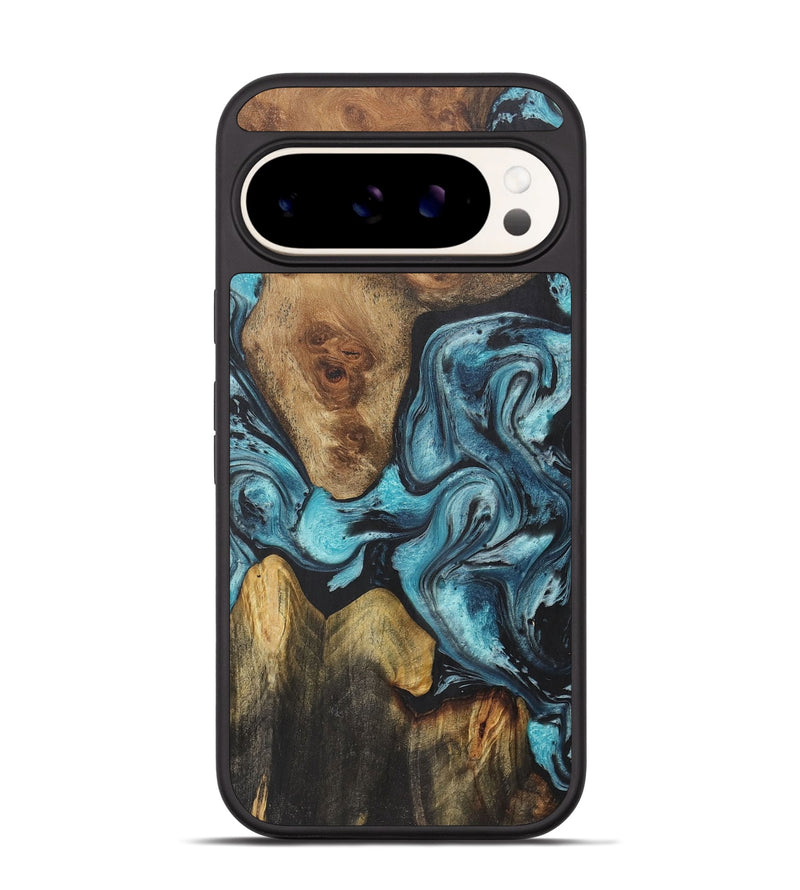 Pixel 9 Pro Wood+Resin Phone Case - Holden (Blue, 718630)