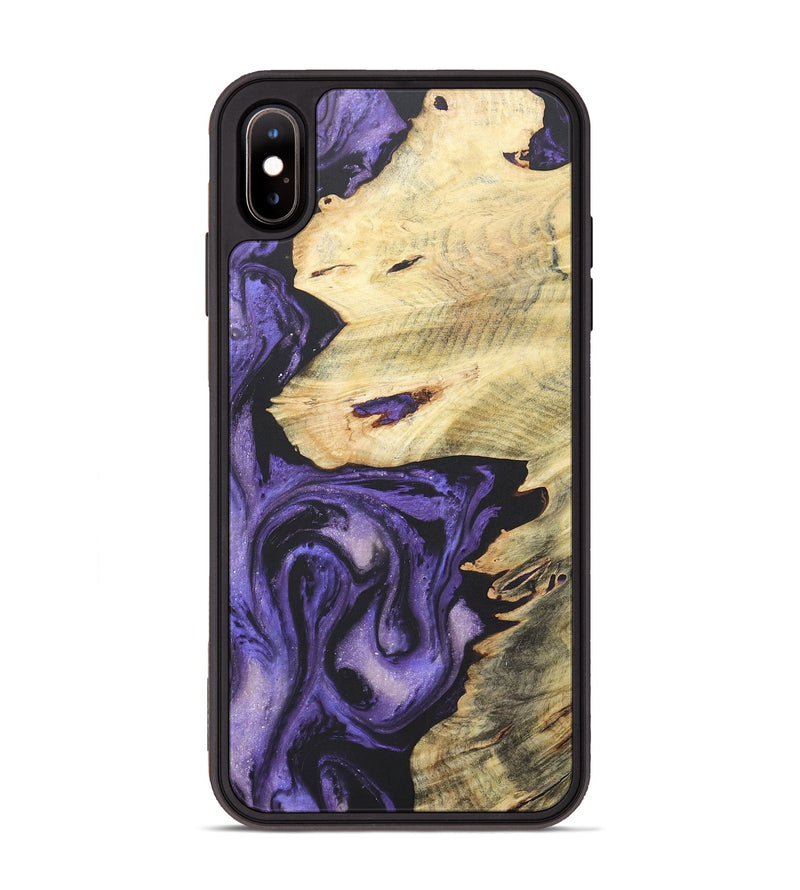 iPhone Xs Max Wood+Resin Phone Case - Eden (Purple, 718670)