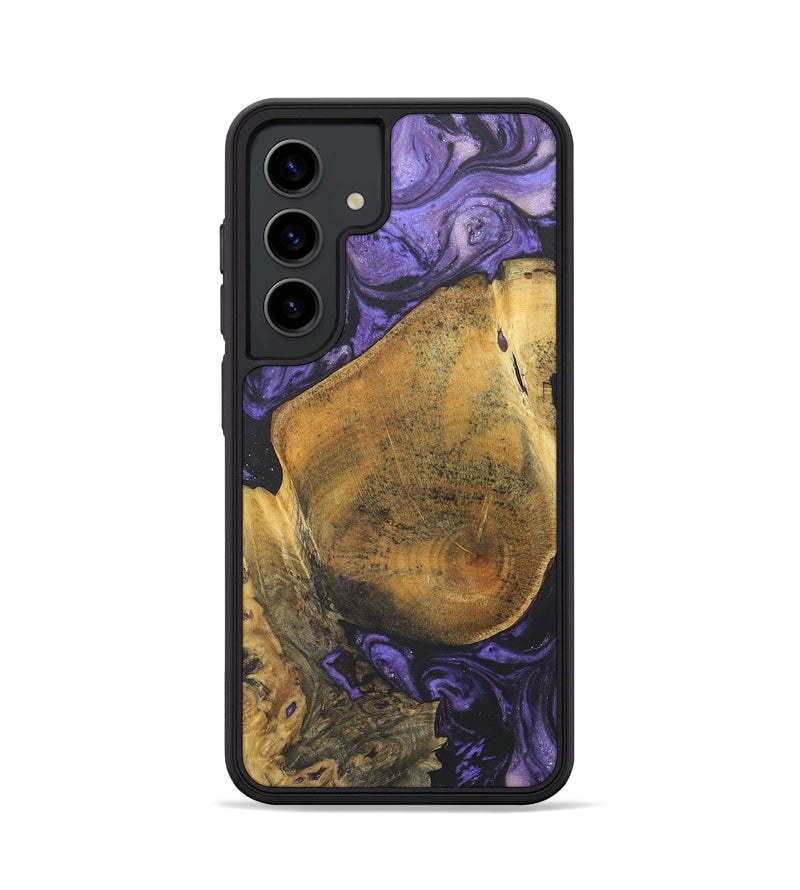 Galaxy S24 Wood+Resin Phone Case - Danny (Purple, 718672)