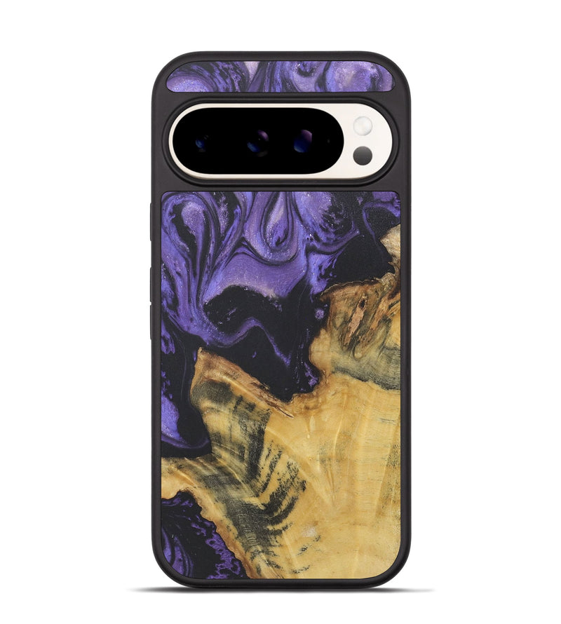 Pixel 9 Wood+Resin Phone Case - Hudson (Purple, 718675)