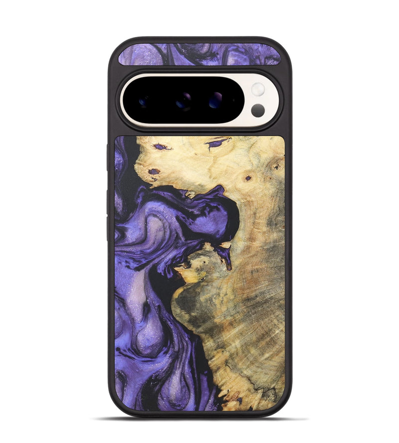 Pixel 9 Pro Wood+Resin Phone Case - Esteban (Purple, 718681)