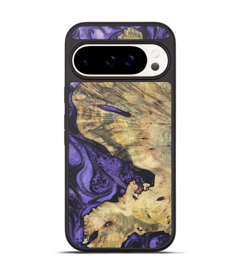 Pixel 9 Pro Wood+Resin Phone Case - Mitchell (Purple, 718689)