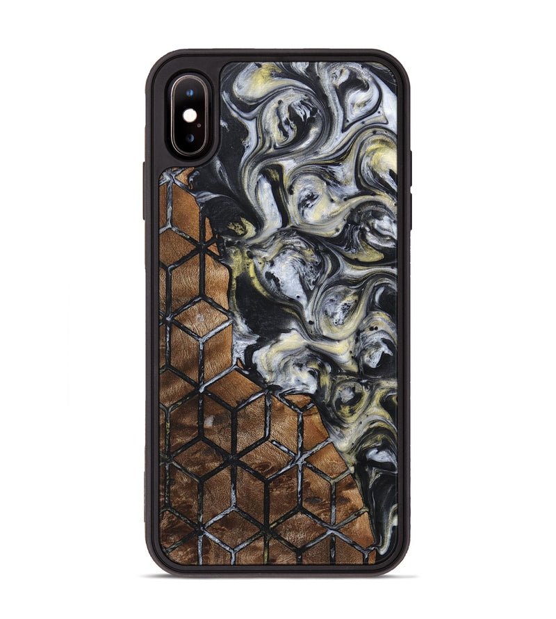 iPhone Xs Max Wood+Resin Phone Case - Lori (Pattern, 718692)