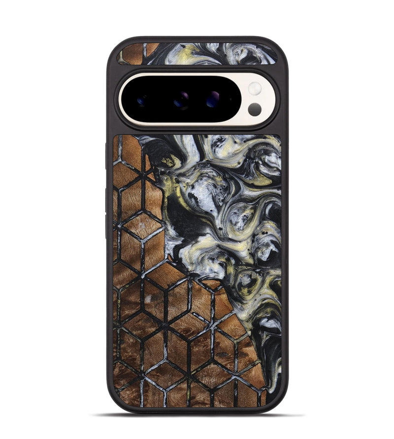 Pixel 9 Pro Wood+Resin Phone Case - Lori (Pattern, 718692)