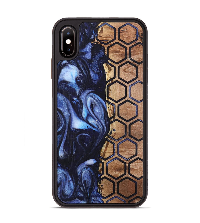 iPhone Xs Max Wood+Resin Phone Case - Braylen (Pattern, 718694)