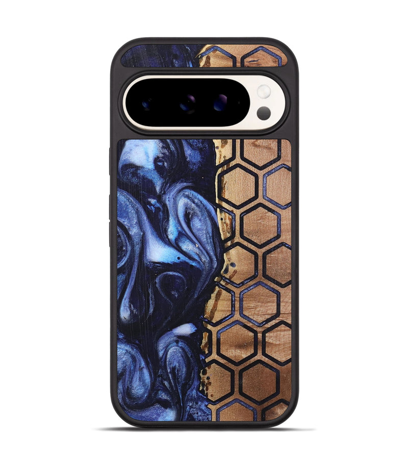 Pixel 9 Pro Wood+Resin Phone Case - Braylen (Pattern, 718694)