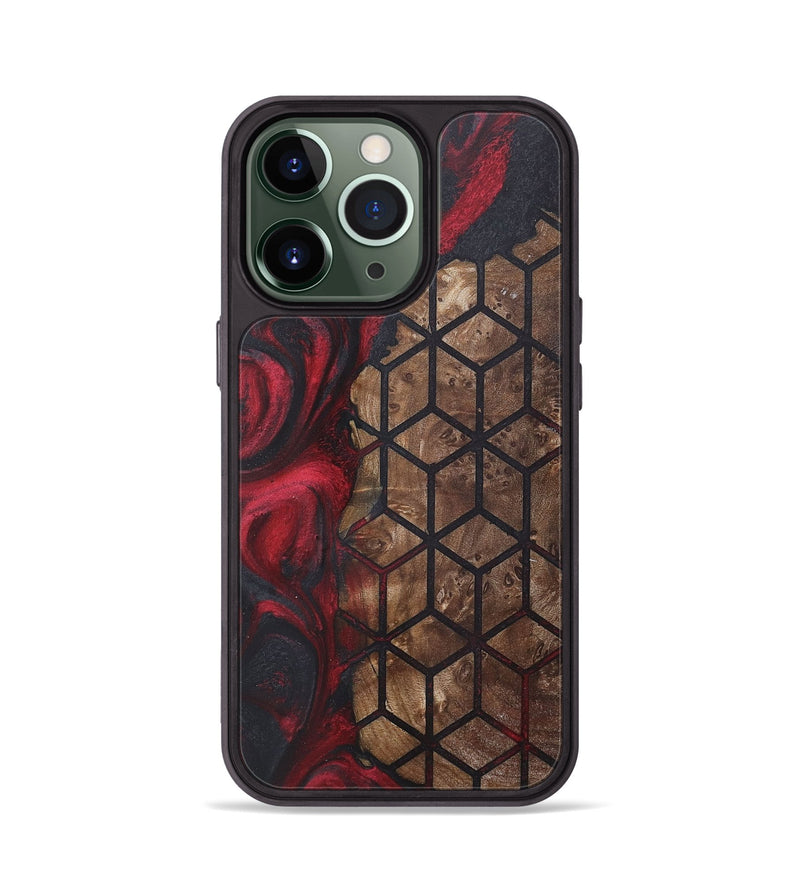 iPhone 13 Pro Wood+Resin Phone Case - Analia (Pattern, 718697)