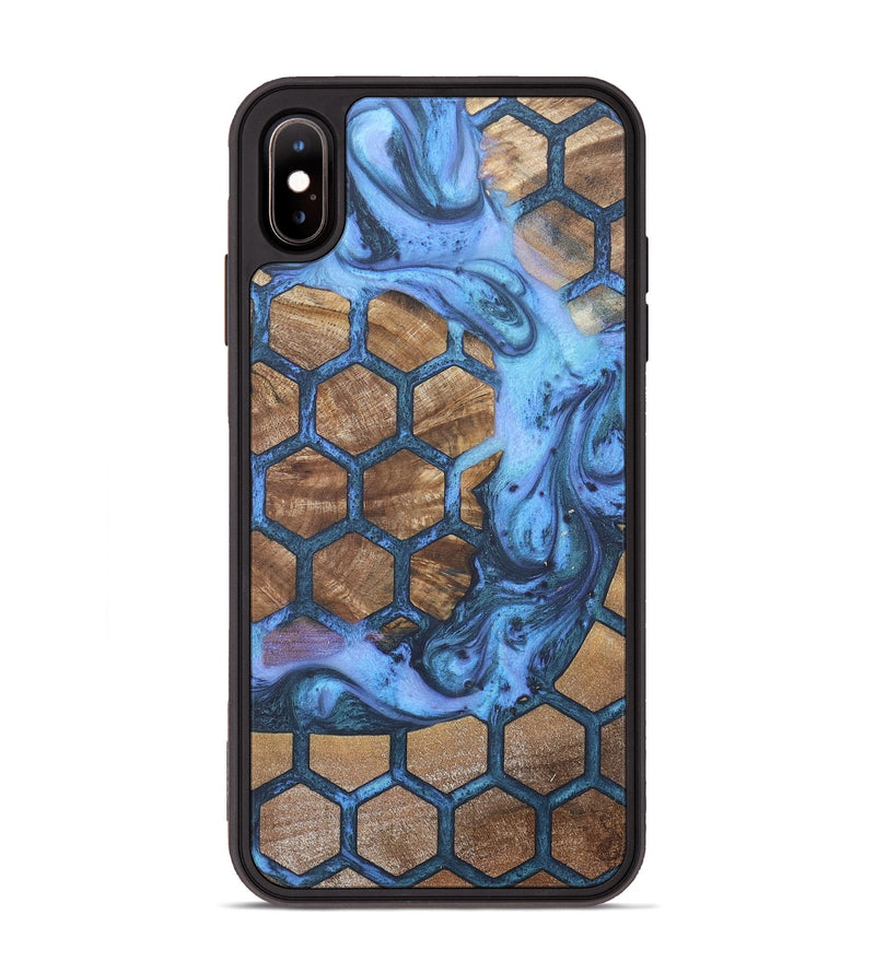 iPhone Xs Max Wood+Resin Phone Case - Rocky (Pattern, 718702)