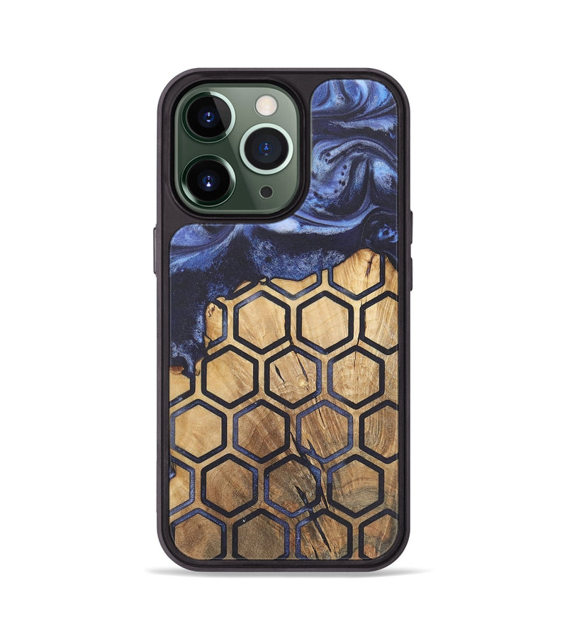 iPhone 13 Pro Wood+Resin Phone Case - Garrett (Pattern, 718705)