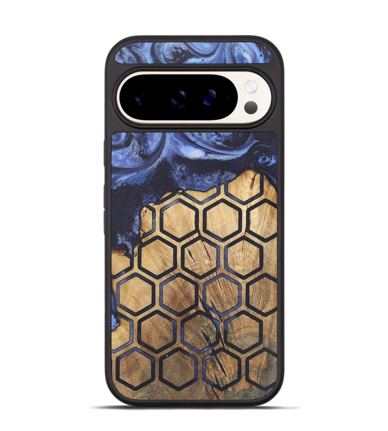 Pixel 9 Pro Wood+Resin Phone Case - Garrett (Pattern, 718705)