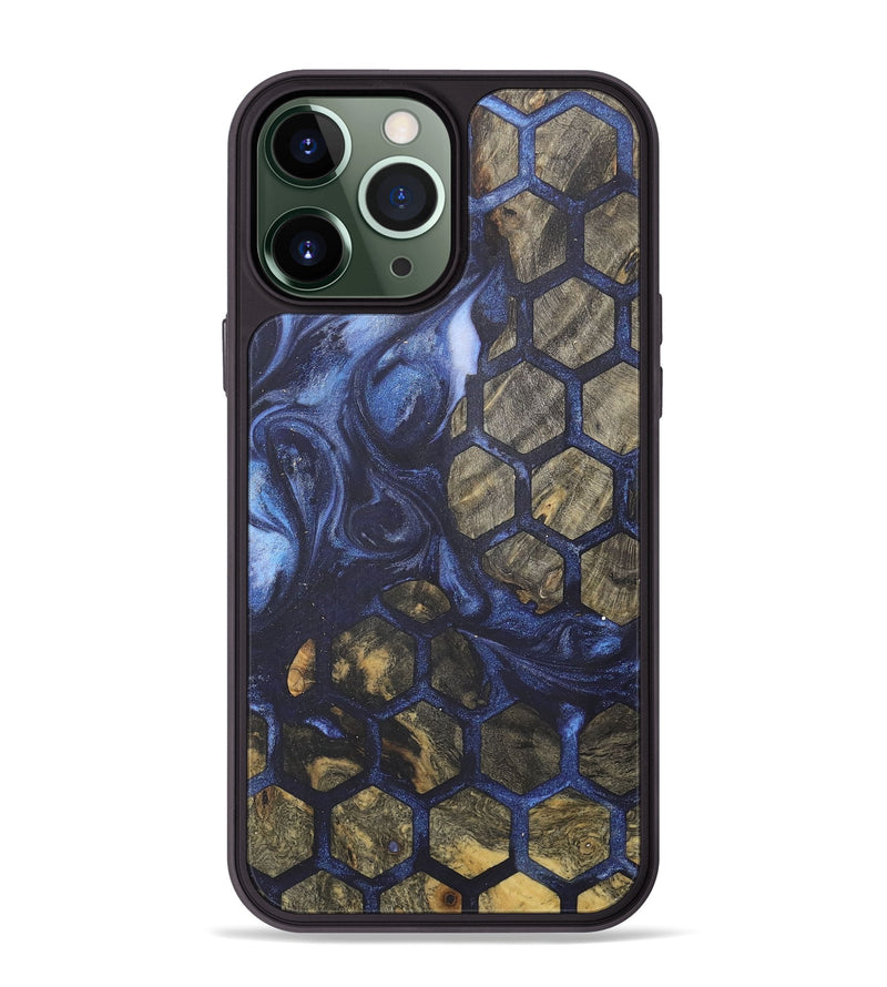 iPhone 13 Pro Max Wood+Resin Phone Case - Matthew (Pattern, 718706)